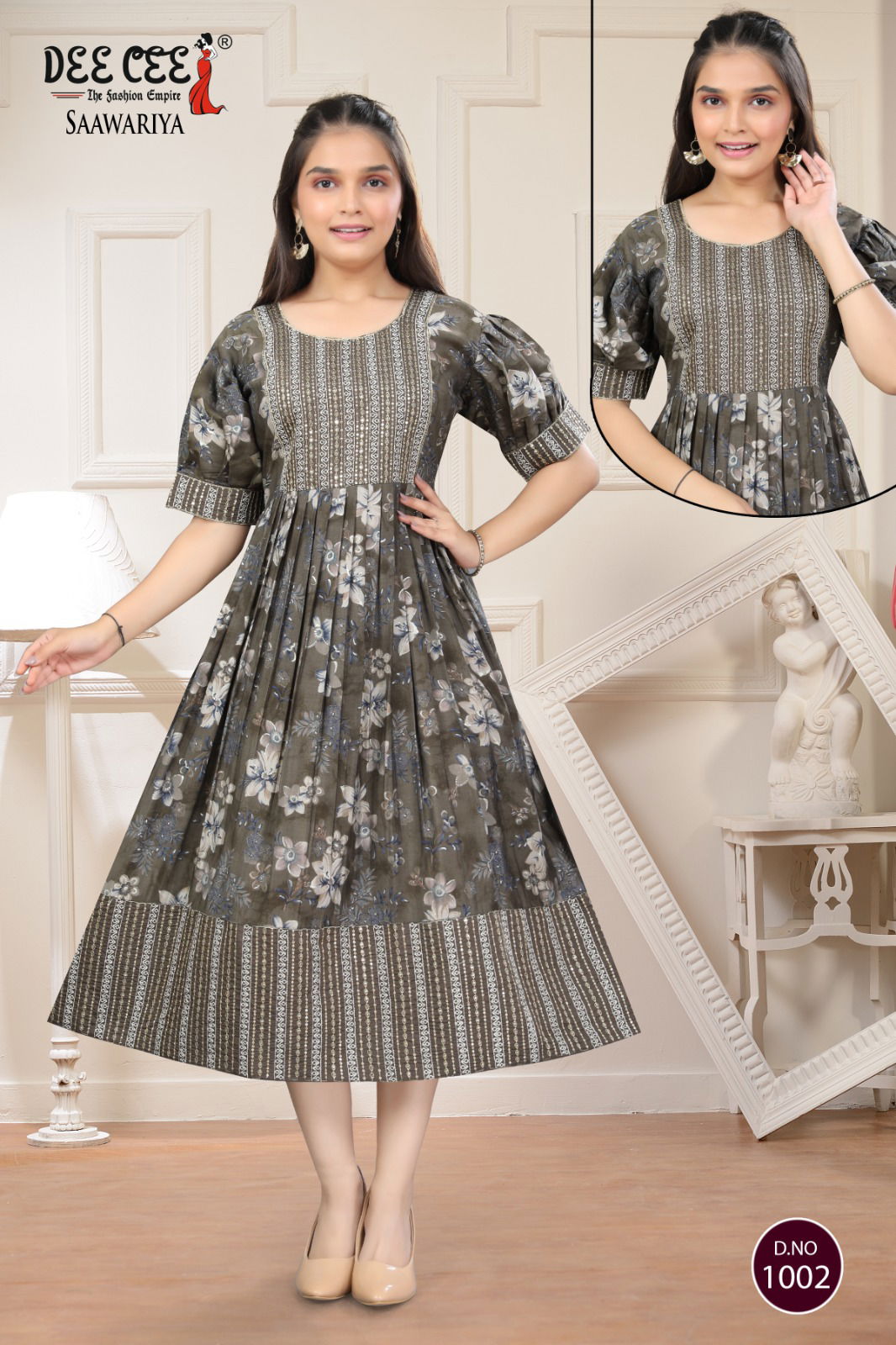 Saawariya By Deecee Long Flared Modal Printed Kurti Wholesale Shop in Surat